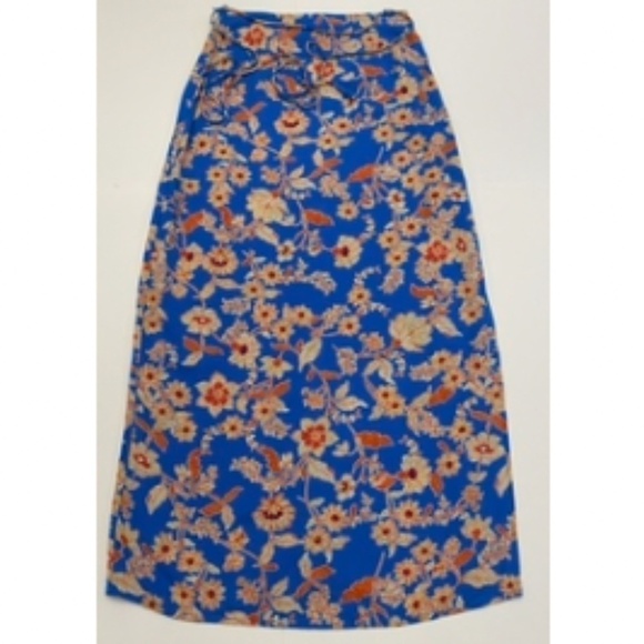 Jessica Simpson SET: Irin Top/Jildie Skirt, Southern Beauties Blue/Orange XS NWT - Picture 13 of 16